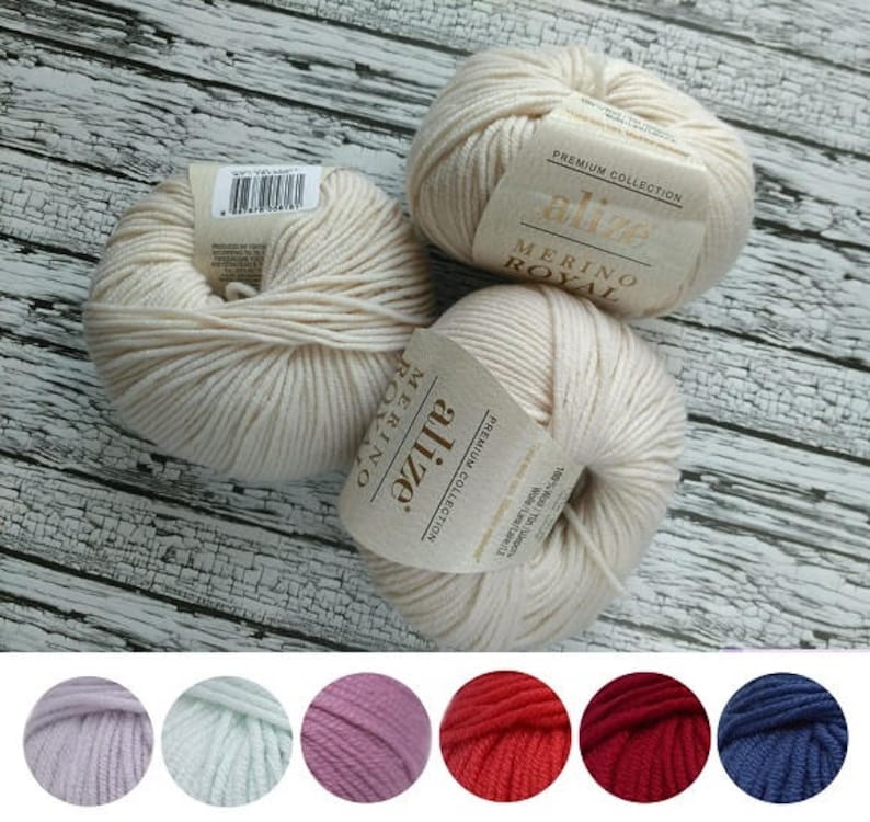 Yarn Alize Merino Royal yarn 100 merino wool Australian wool Etsy