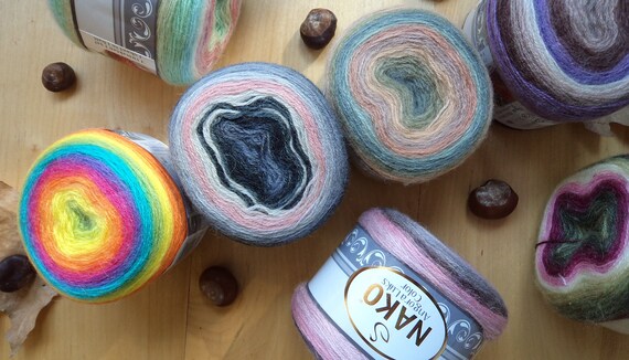 ALIZE SOFTY Yarn Gradient Yarn Multicolor Yarn For Kids Rainbow Yarn Plush Yarn  Baby Yarn Soft