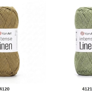 Yarn Intense Linen YarnArt garn linnegarn linneviskosmixgarn lingarn viskosgarn linnetråd linnefiber linnesnöre viskos bild 13