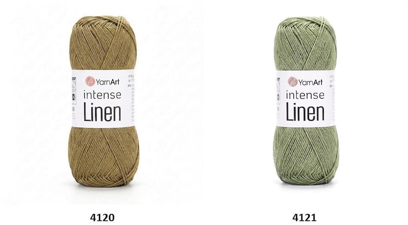 Yarn Intense Linen YarnArt garn linnegarn linneviskosmixgarn lingarn viskosgarn linnetråd linnefiber linnesnöre viskos bild 13