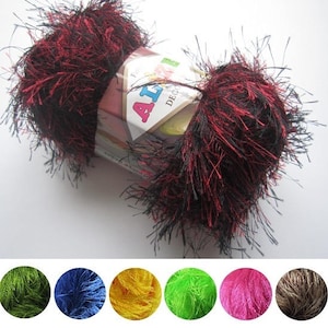 YarnArt Samba 100gr 150mt faux fur yarn for crochet knitting