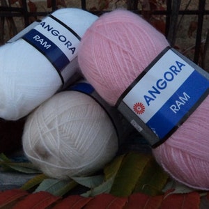 Yarn YarnArt Angora RAM angora yarn mohair yarn wool blend yarn mohair thread mohair fiber mohair classic yarn knitting mohair acrylic yarn