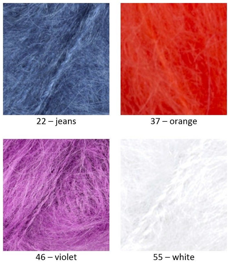 Yarn Alize Naturale wool yarn mohair yarn long-haired mohair yarn wool blend yarn angora yarn mohair thread mohair fiber mohair classic image 2