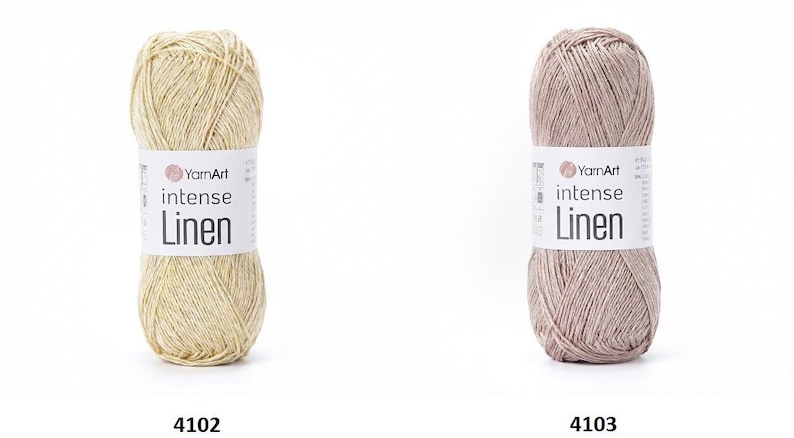 Yarn Intense Linen YarnArt garn linnegarn linneviskosmixgarn lingarn viskosgarn linnetråd linnefiber linnesnöre viskos bild 4