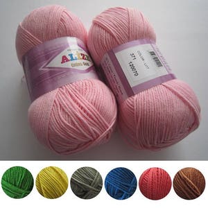 Garn Alize Cotton Goldgarn Baumwollgarn Baumwollfaden Acrylgarn Häkelbaumwolle Naturbaumwolle Naturgarn Strickbaumwolle Acrylfaden