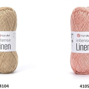 Yarn Intense Linen YarnArt garn linnegarn linneviskosmixgarn lingarn viskosgarn linnetråd linnefiber linnesnöre viskos bild 5