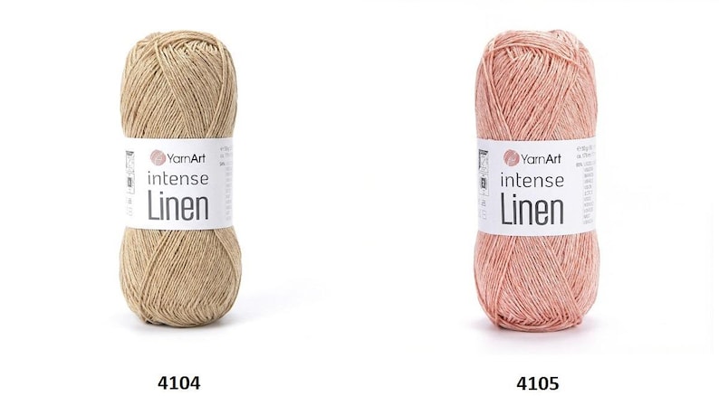 Yarn Intense Linen YarnArt garn linnegarn linneviskosmixgarn lingarn viskosgarn linnetråd linnefiber linnesnöre viskos bild 5