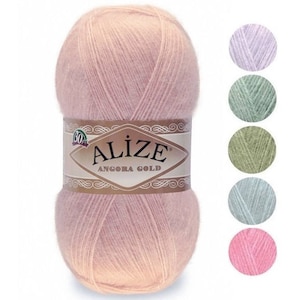 Yarn Alize Angora Gold wool yarn mohair yarn acrylic yarn Turkish yarn knitting yarn crochet yarn wool mohair thread acrylic classic yarn