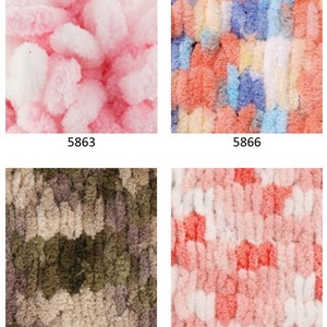 Yarn Alize Puffy Color Plush Yarn Children's Yarn Baby Yarn Blanket ...