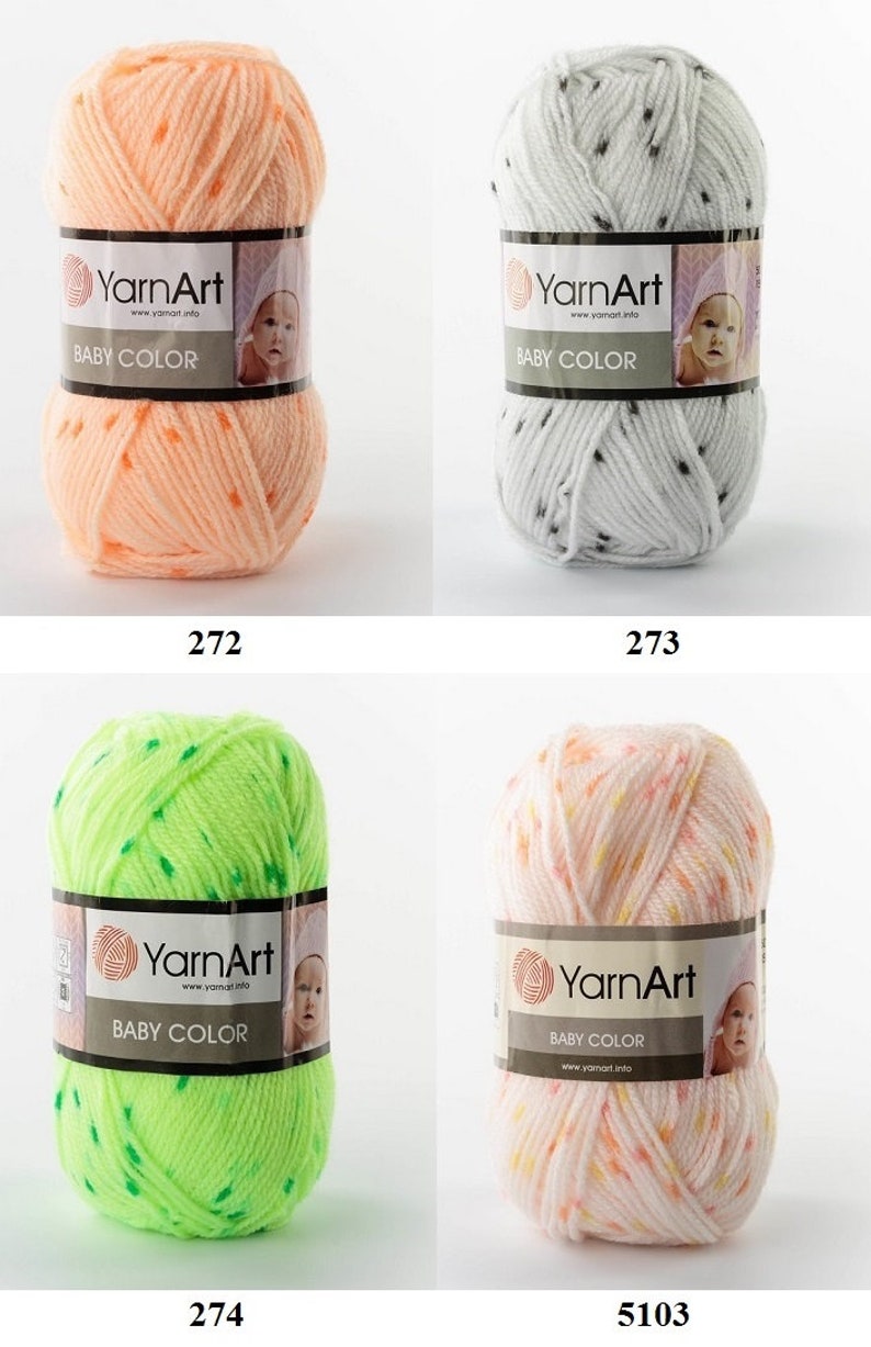 Yarn Yarnart Baby Color Yarn Bebe Yarn Children's Yarn - Etsy