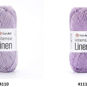 Yarn Intense Linen YarnArt garn linnegarn linneviskosmixgarn lingarn viskosgarn linnetråd linnefiber linnesnöre viskos bild 8