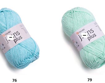 Yarn J-ns Plus YarnArt yarn cotton yarn cotton thread acrylic yarn crochet cotton knitting cotton string cotton fiber classic yarn Turkish