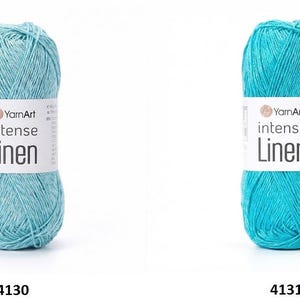 Yarn Intense Linen YarnArt garn linnegarn linneviskosmixgarn lingarn viskosgarn linnetråd linnefiber linnesnöre viskos bild 18