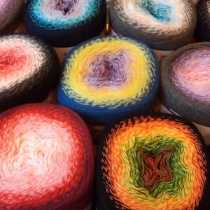 Gradient yarn YarnArt Flowers 250 g (1000 m) grade yarn gradient cotton gradient yarn cakes grade cotton batik yarn cotton yarn batik cotton