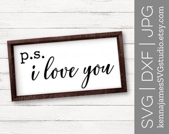Download Ps I Love You Svg Etsy