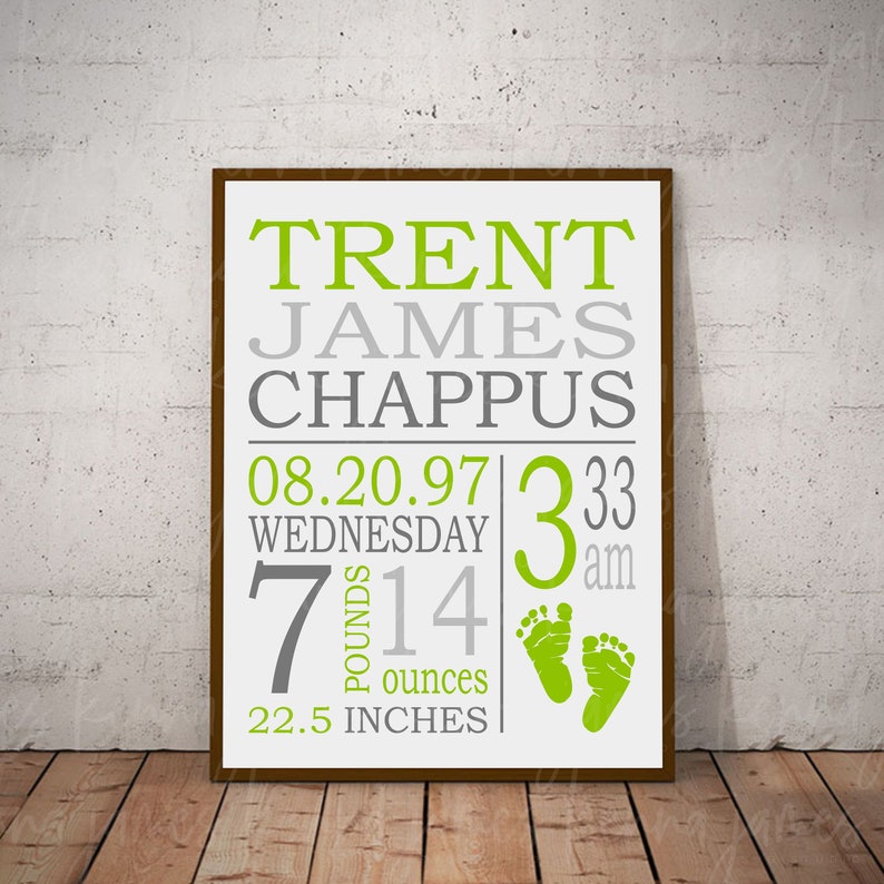 Download PERSONALIZED Birth Announcement svg Birth Stats svg Baby | Etsy