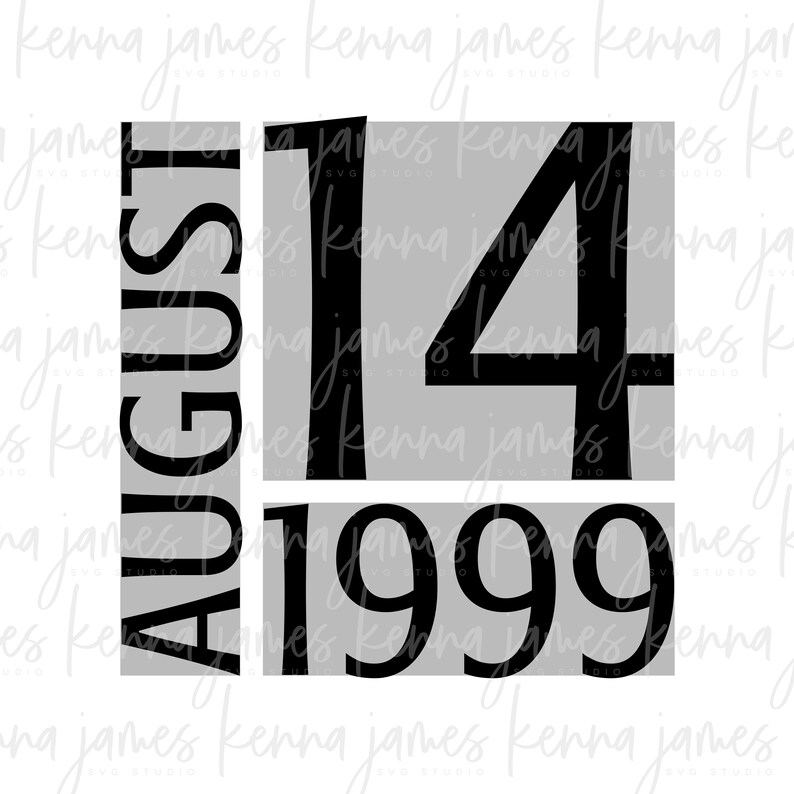 Wedding Date Template svg Wedding svg Anniversary svg | Etsy
