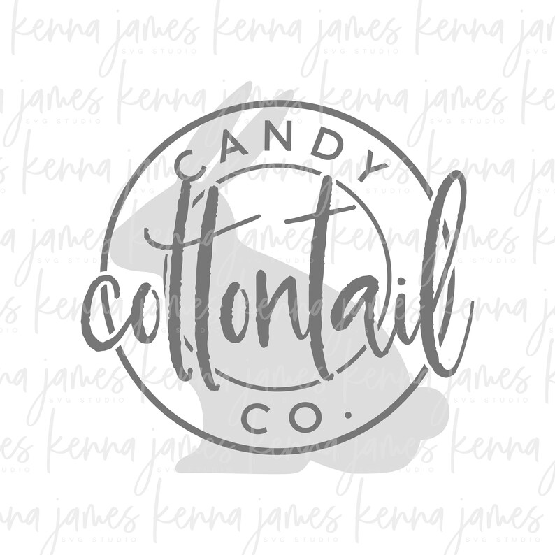 Download Cottontail Candy Company svg Easter svg Bunny svg | Etsy