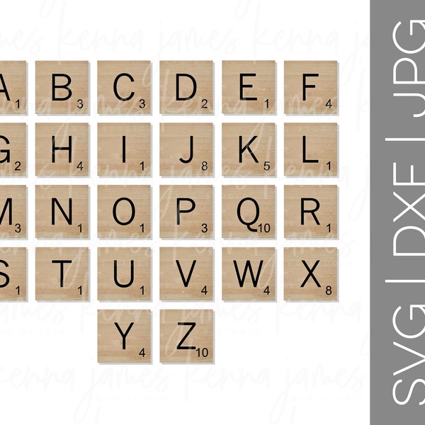 3 Sets | Alphabet Tiles svg | Letter Tiles svg | Alphabet svg | Letter svg | Letters svg | Bonus Word Nerd svg | SVG | DXF | JPG | cut file