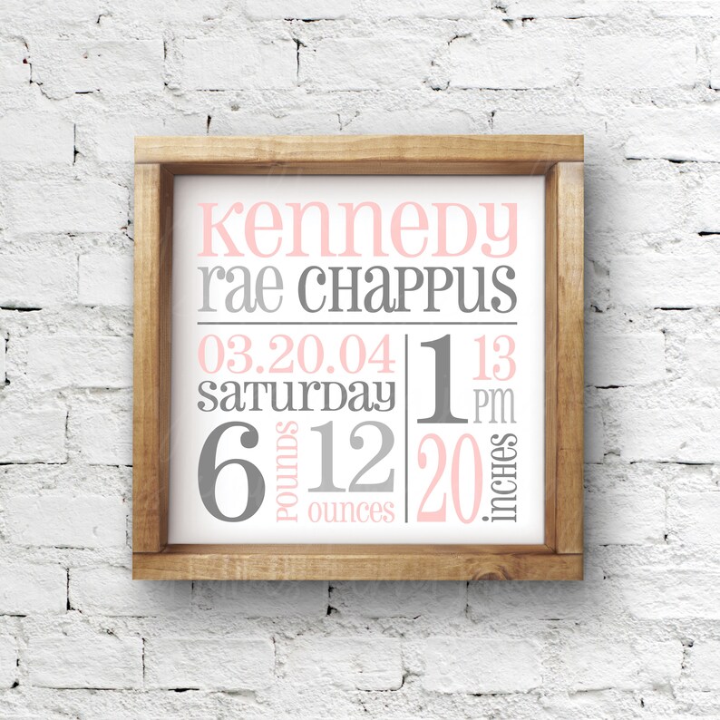 Download Birth Announcement Template svg Birth Announcement svg | Etsy