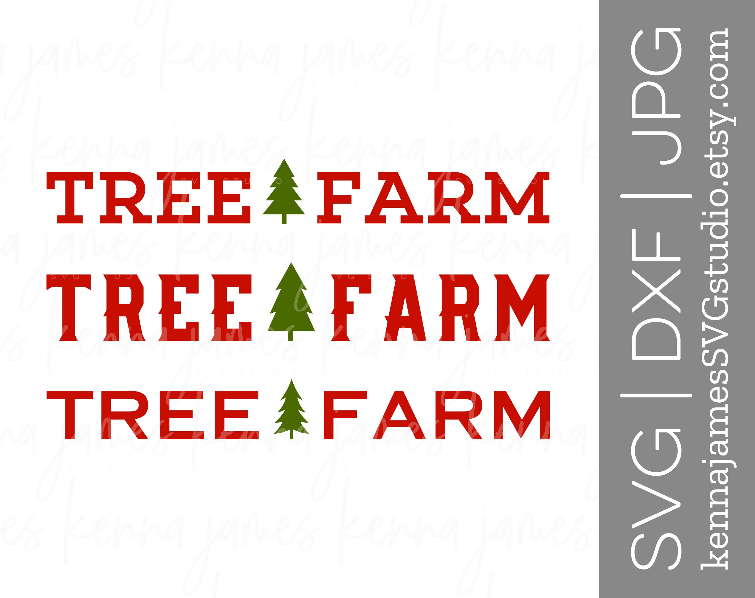 Download Free Tree Farm Svg Christmas Svg Christmas Tree Svg Farmhouse Etsy SVG DXF Cut File