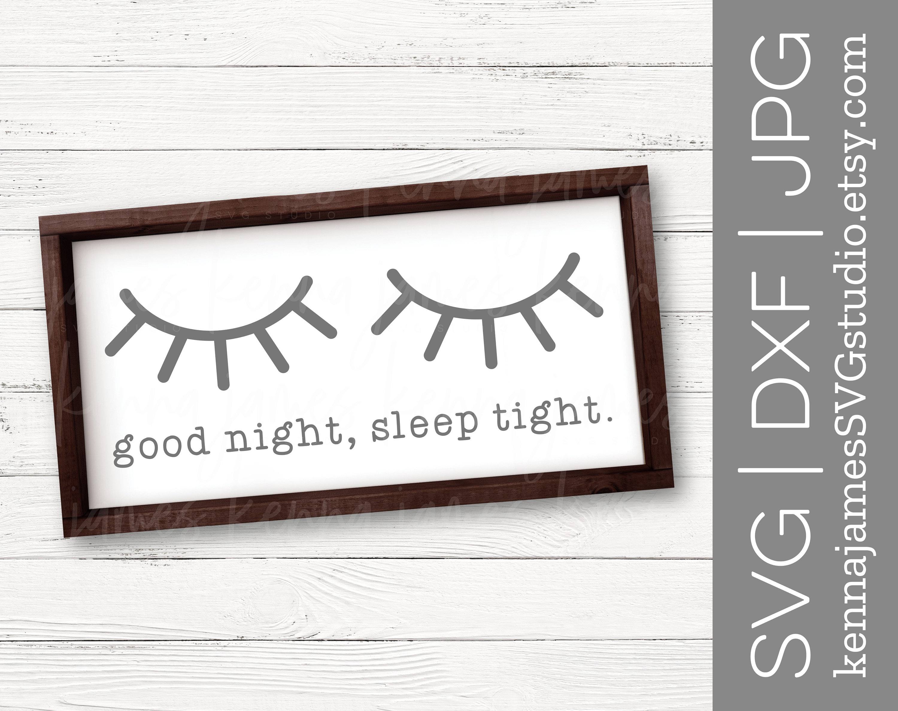 Good Night Sleep Tight Svg Baby Boy Svg Baby Girl Svg Etsy