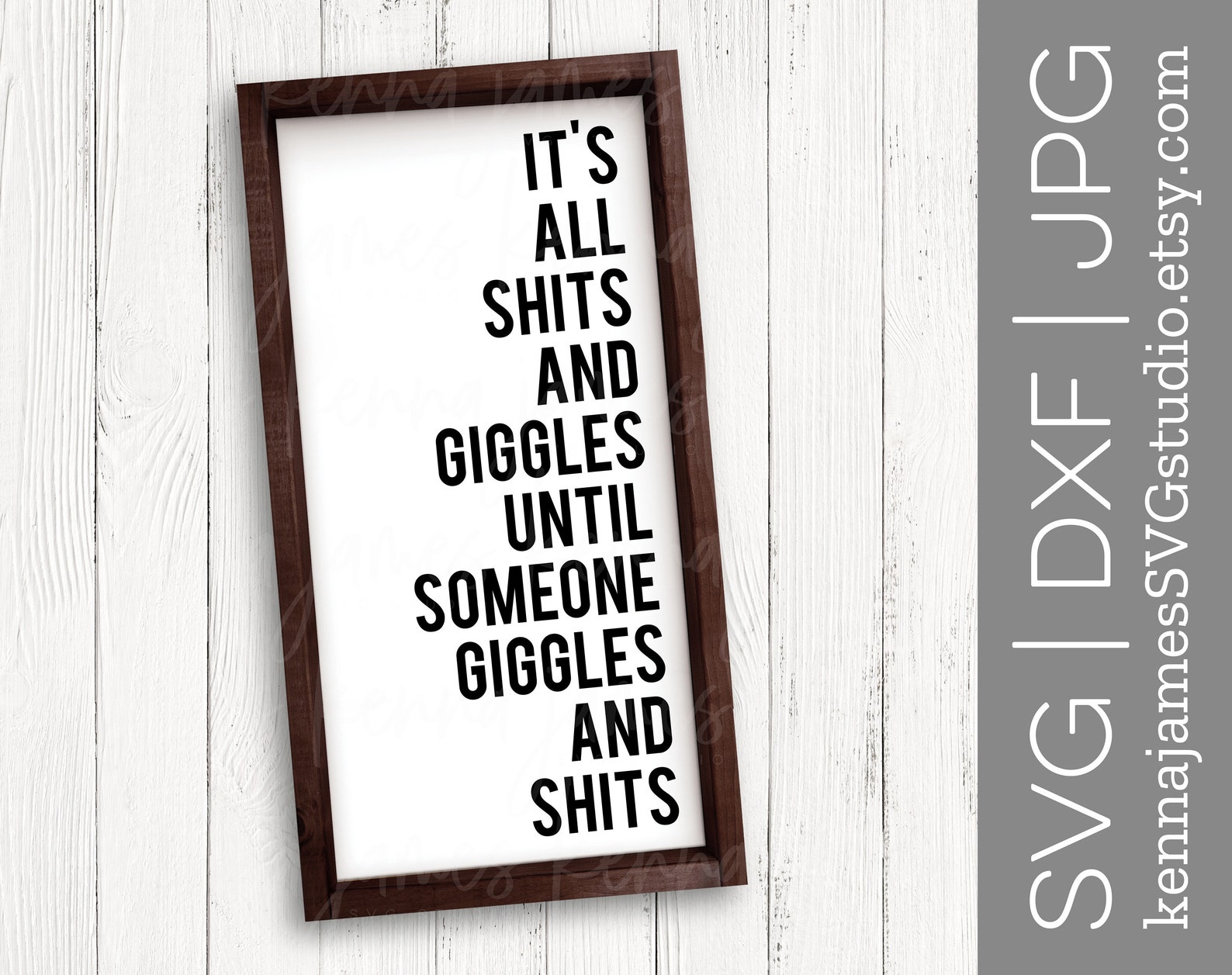 It's All Shits and Giggles Until Someone Giggles and Shits - Etsy Australia