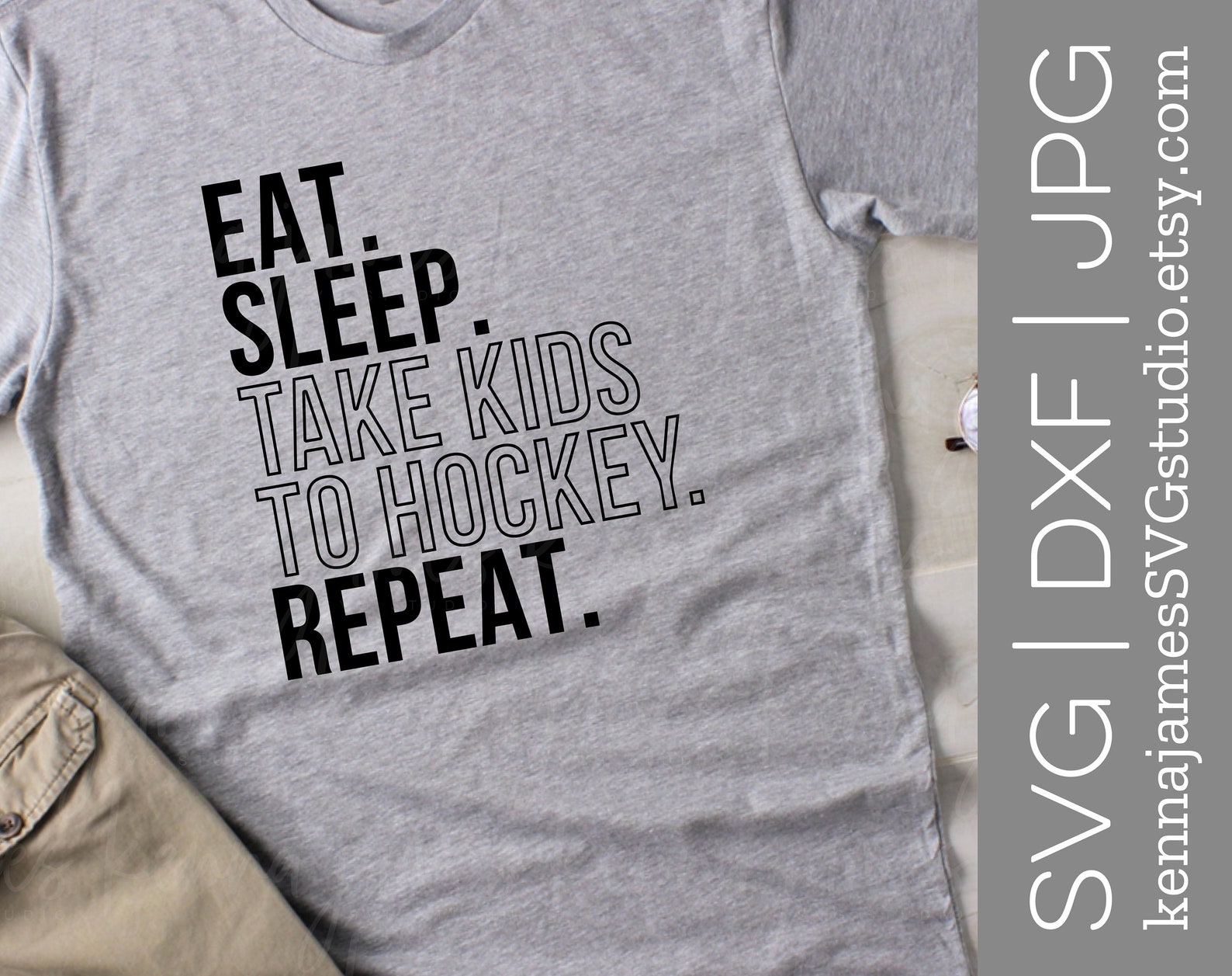 Спорт есть спать. Eat, Sleep, take Kids to Hockey.