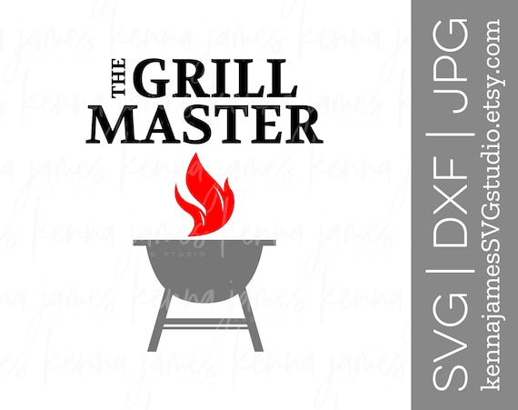Grill Master svg Master Of The Grill svg Father's Day | Etsy