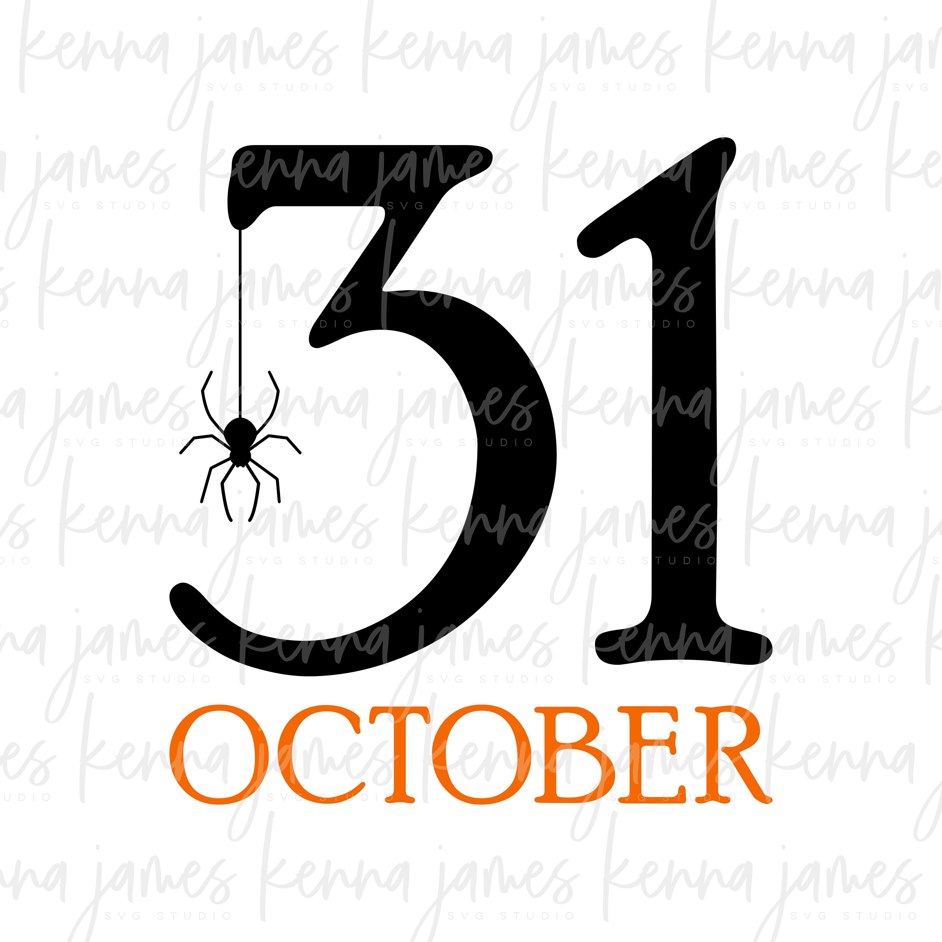 Halloween svg 31 October svg October 31 svg October 31st | Etsy
