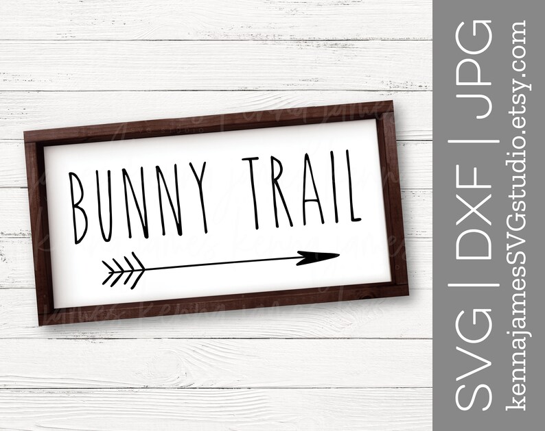 Download Bunny Trail svg Easter svg Spring svg Holiday svg | Etsy