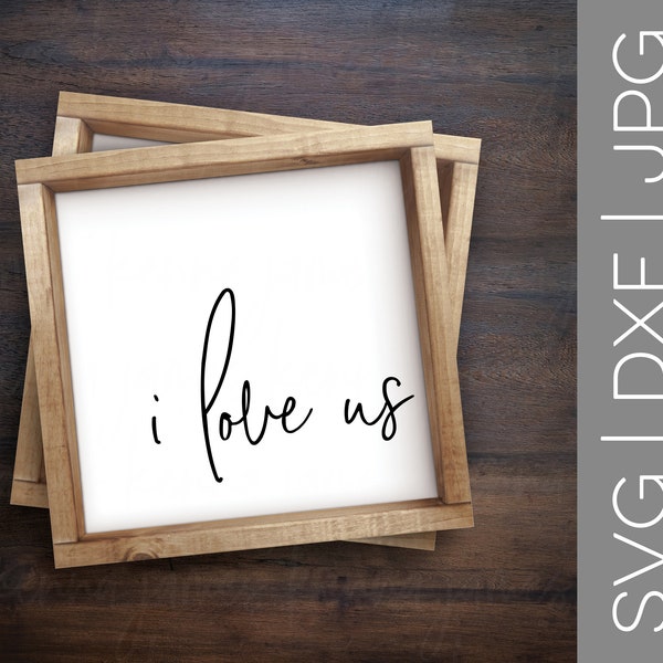 I Love Us Print - Etsy