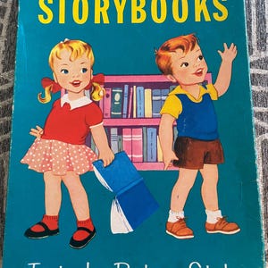See and Say STORYBOOKS box of 4 children’s books 11” X 8” circa 1963