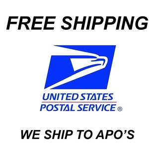 Puede incluir: Env&iacute;o gratuito con el Servicio Postal de los Estados Unidos. Enviamos a APO.