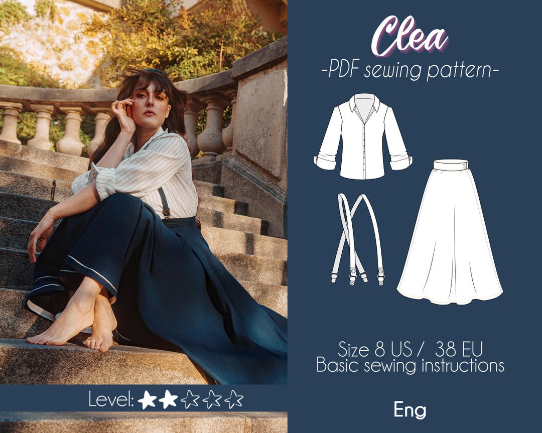 Clea - Chiaroscuro Expedition | Clea Outfit ONE SIZE Pdf Pattern
