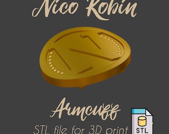 Nico Robin Armcuff / plik STL / wydruk 3D do cosplayu