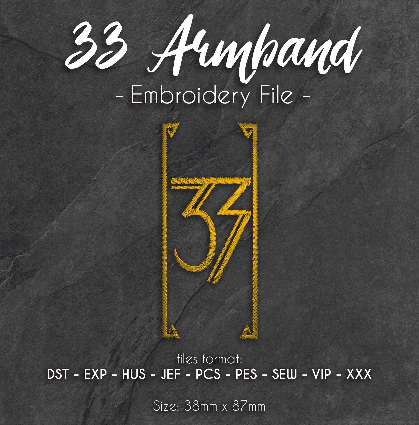 デコイ　スリーブ33セット 33 Armband / Embroidery File Expedition 33 Clair-obscur for