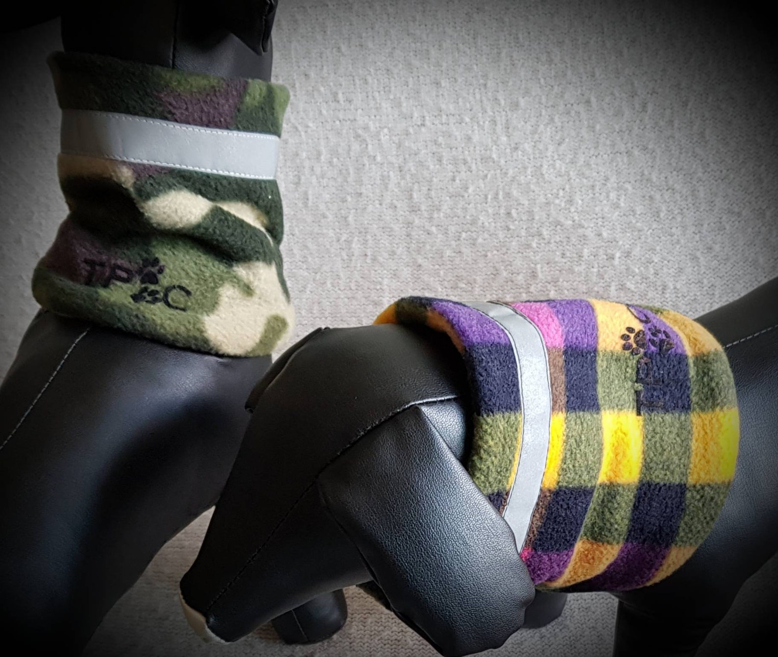 Dog Neck Warmer. Dog Highvisibility Neck Wamer. Dog Fleece Etsy