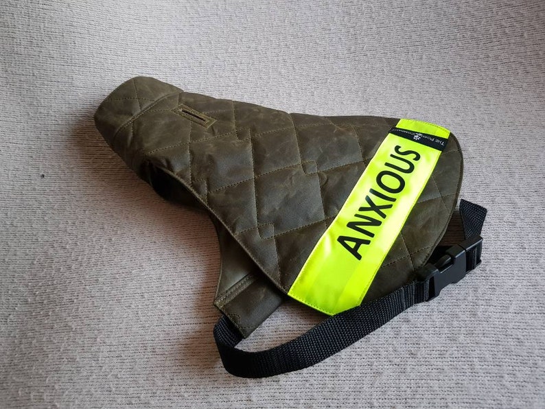 Dog waxed jacket. Dog padded coat. Dog waterproof jackets. Dog Etsy