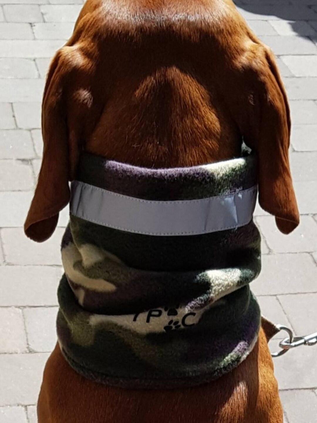 Dog Neck Warmer. Dog Highvisibility Neck Wamer. Dog Fleece Neck Band