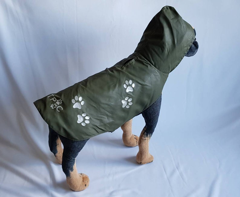 Dog Raincoat. Dog Waterproof Coat. Dog Walking Mac. Raincoat Etsy