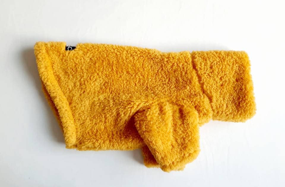 Dog Teddy Bear Fleece Top. Dog Poloneck 