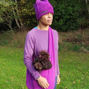 Hundetragetuch, Papoose. Hund Einschulter tragen. (Spezialanfertigung)