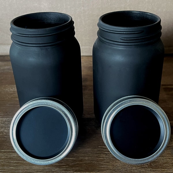 Chalkboard Mason Jar Etsy