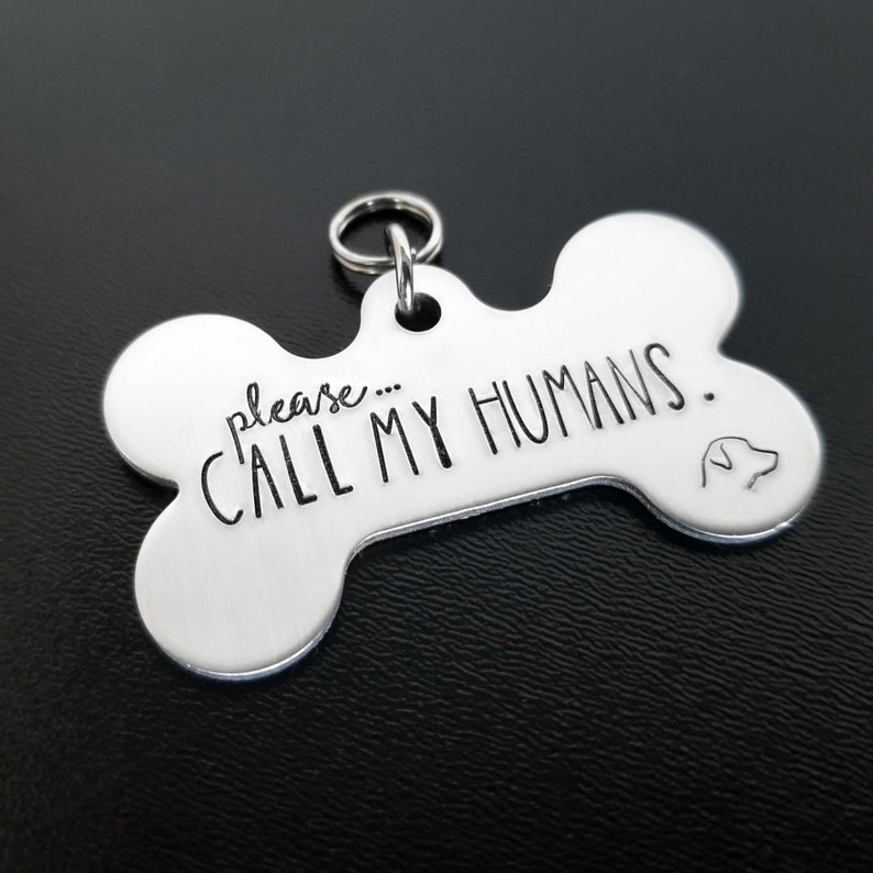 Dog Tag Funny Personalized, Non Engraved Custom Bone Dog Collar ID Tags