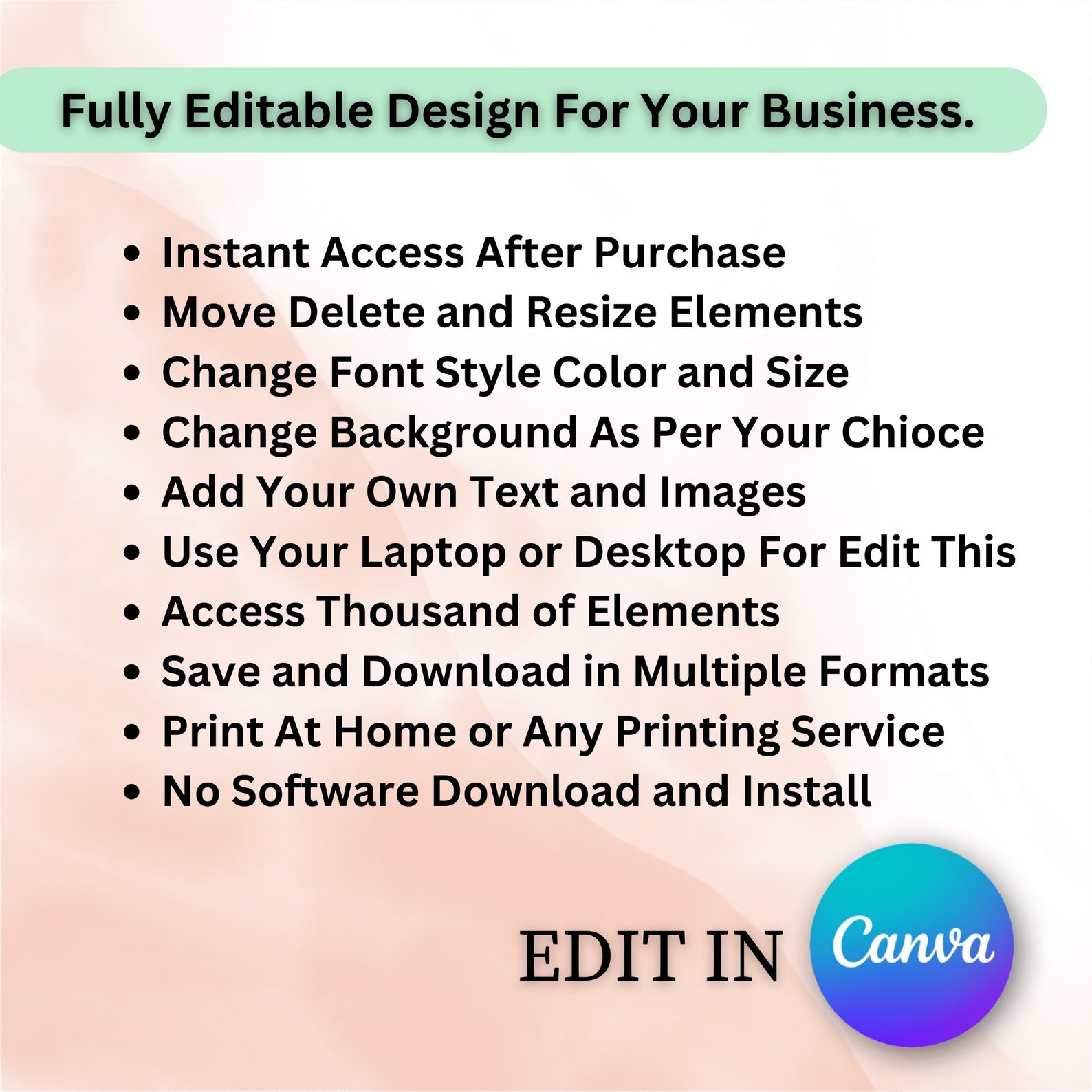 Editable Pricelist Template: Salon Pricing Sheet & Scan to Pay Sign ...