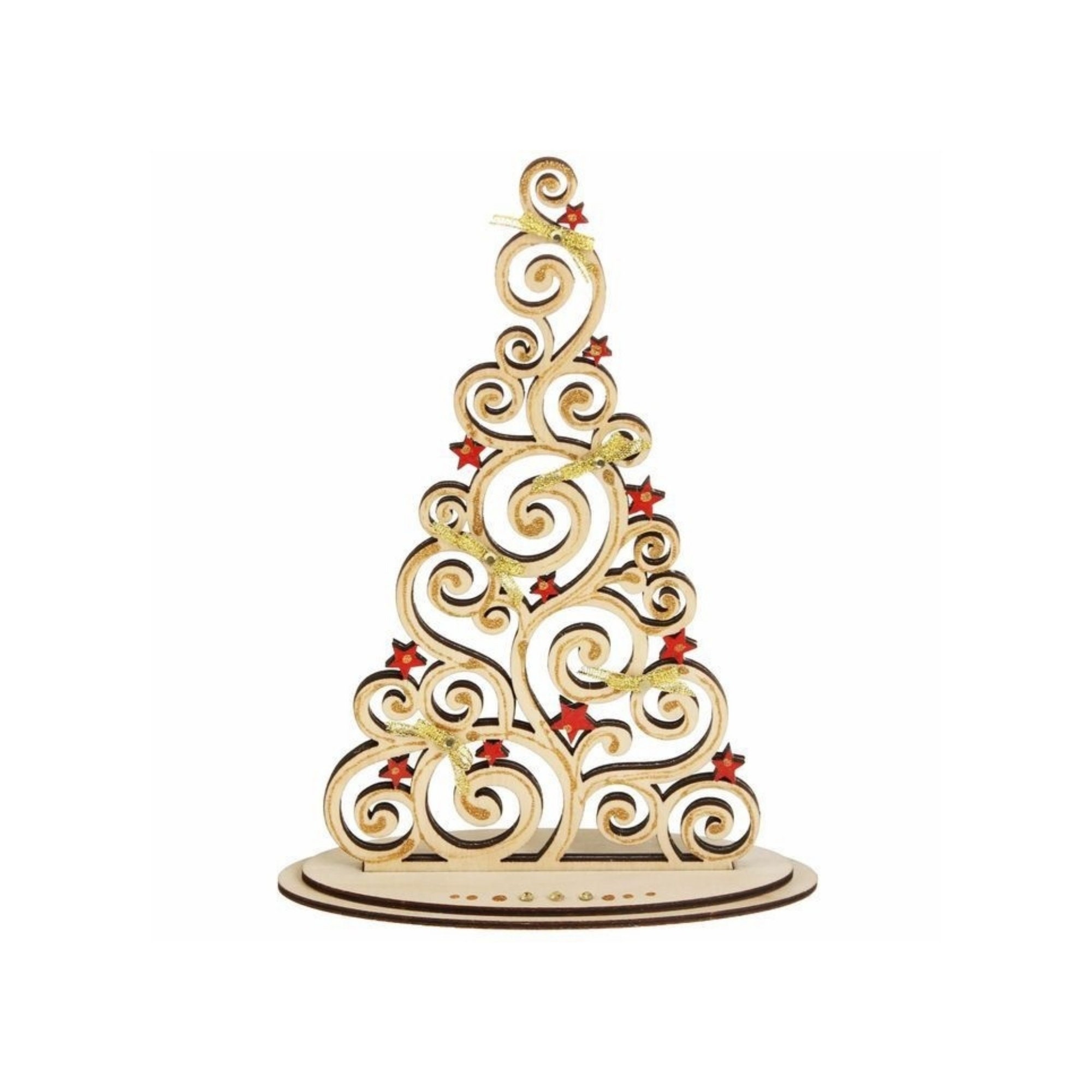 Laser Cut Standing Christmas Tree Svg Template Etsy