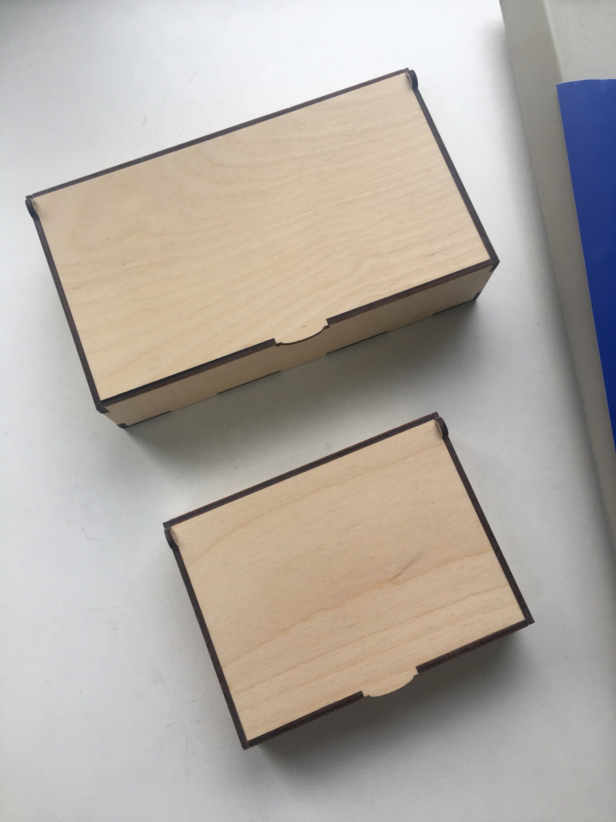 Wooden Boxes for Assembly Without Glue Laser Cut SVG, Xtool D1 Files, Gift  Box, Glowforge Project, Cnc Files for Wood, Lightbirn Files 