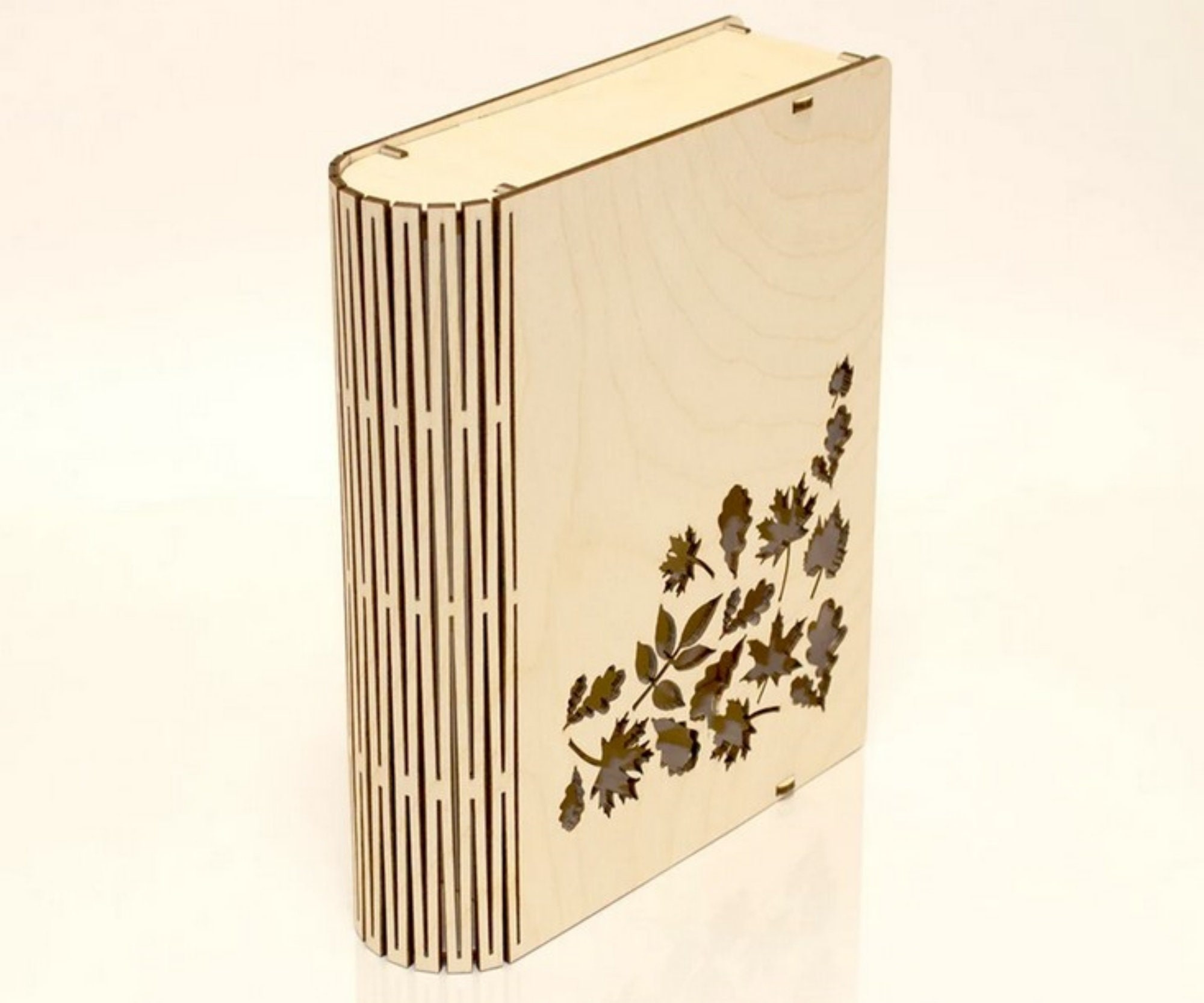 Laser Cut Book Cover Svg File Cover Svg Notebook Cnc Etsy
