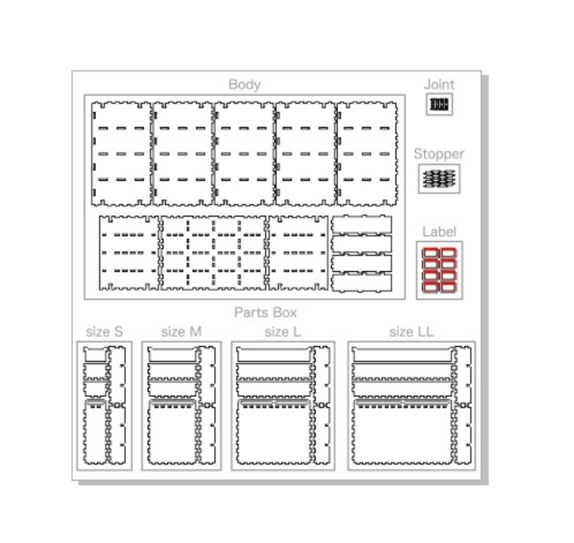 Laser Cut Organizer Svg File Storage Box With Drawer Svg Etsy